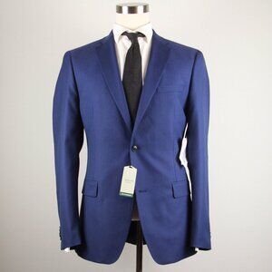 Alfani 42L Men’s Suit Blazer Sportscoat Jacket Navy Blue E03279
